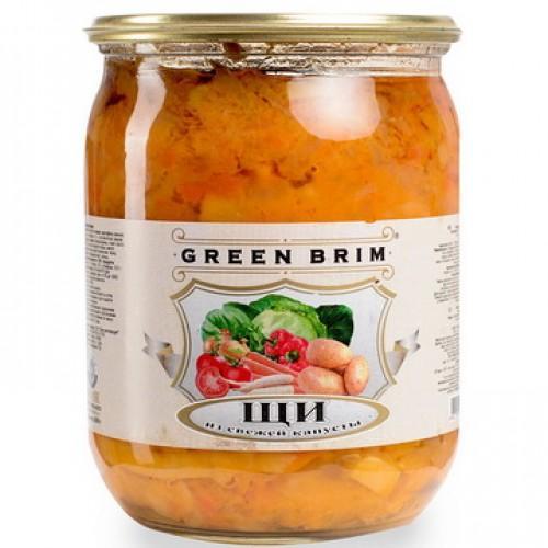 Щи из свежей капусты Green Brim, 500 гр., стекло