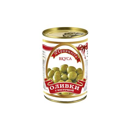 Оливки Принцесса вкуса с косточкой