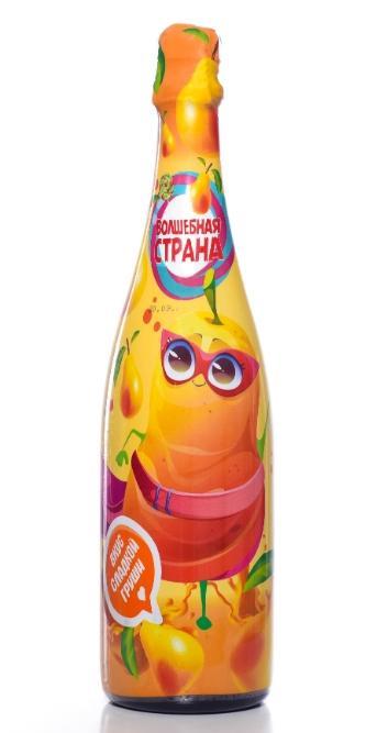 Шампанское детское Волшебная Страна со вкусом дюшес 750 мл., стекло
