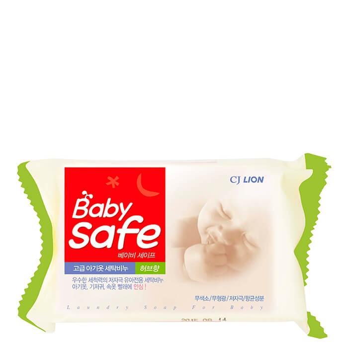 Мыло для стирки детских вещей Lion Baby Safe Herbs Soap с приятным ароматом восточных трав