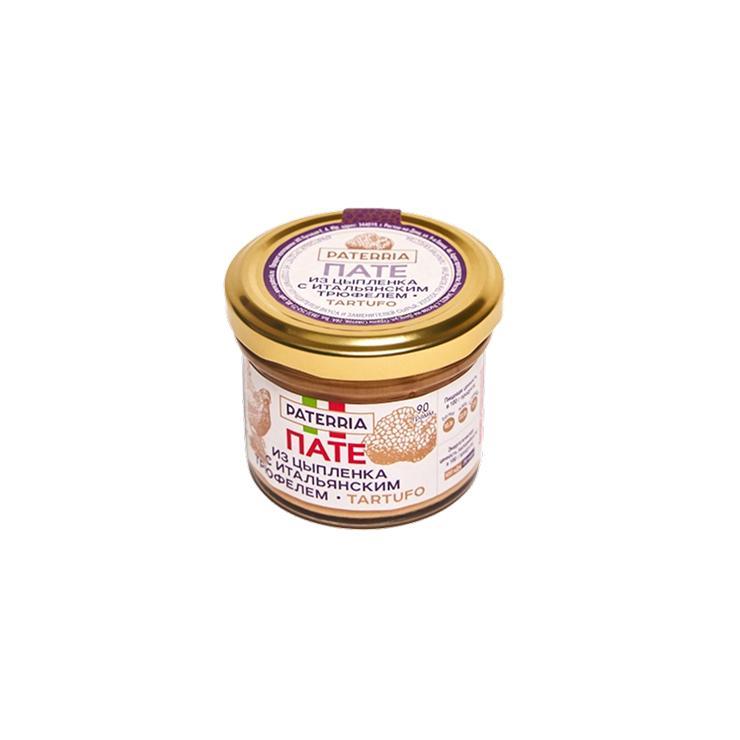 Пате PATERRIA из цыпленка с итальянским трюфелем 90 гр., стекло