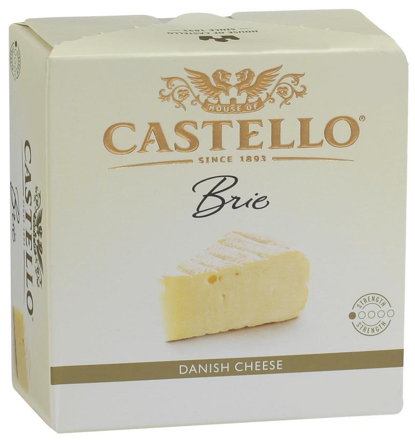 Сыр Castello Brie с белой плесенью 50%, 125 гр., картон