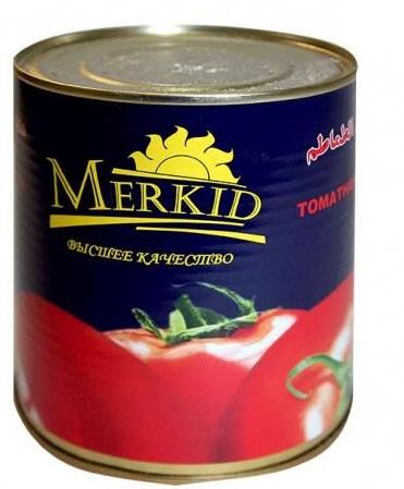 Томатная паста Merkid 28% ГОСТ 250 гр., ж/б