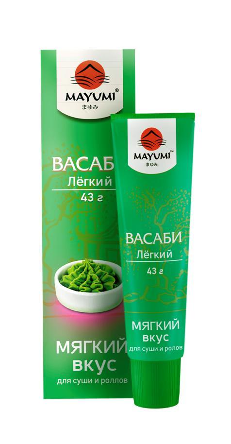 Васаби легкий , туба, Mayumi, 43 гр., картон