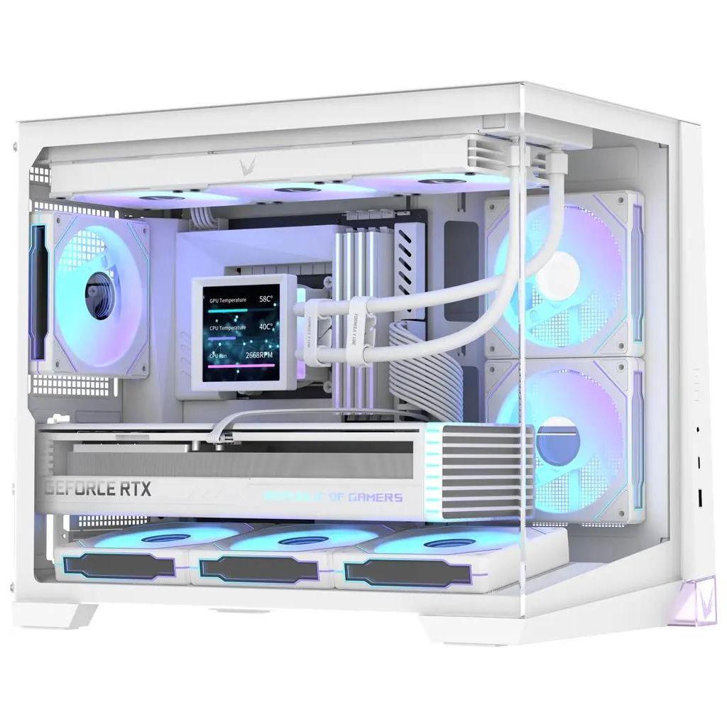 Корпус mATX Formula Crystal Z4M, Midi-Tower, без БП, белый [crystal z4m white]