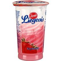 Десерт Zott Liegeois клубника со сливками 2,4% 175 гр., стакан