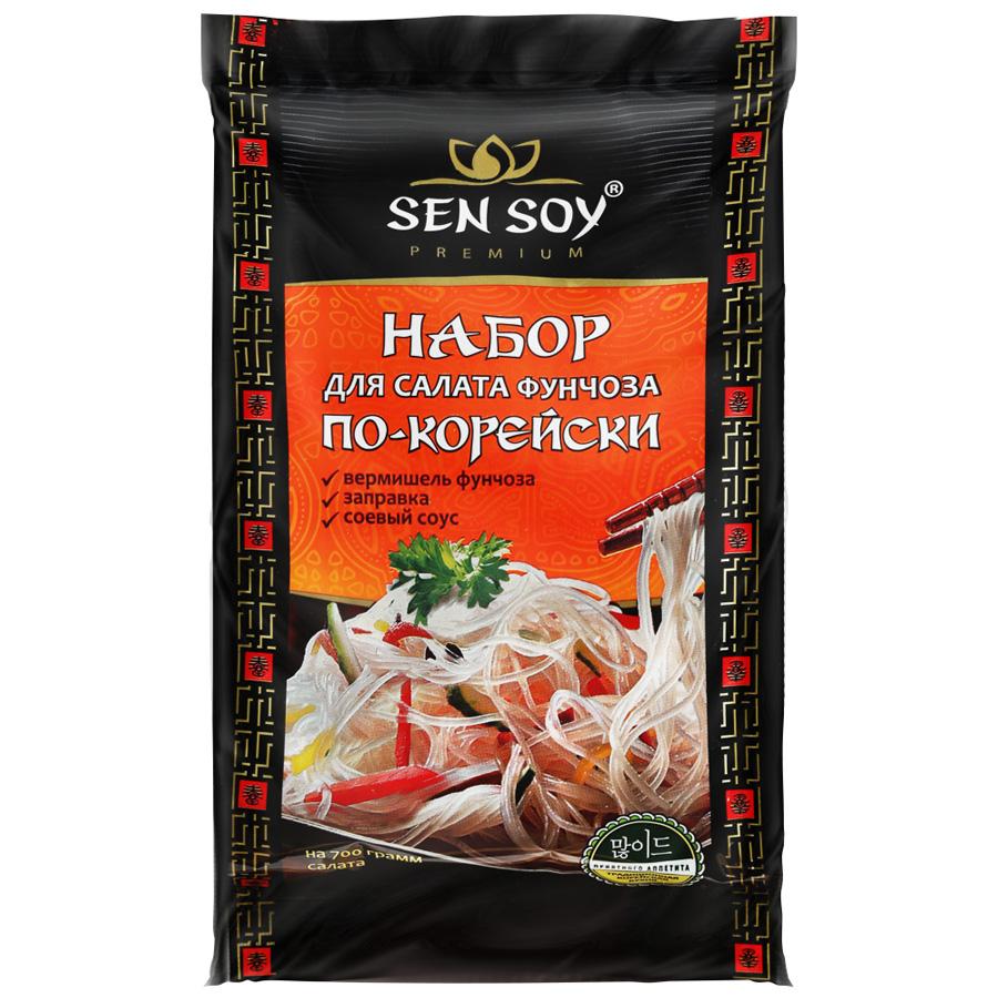 Набор для приготовления салата Sen Soy Фунчоза по-корейски, 210 гр.