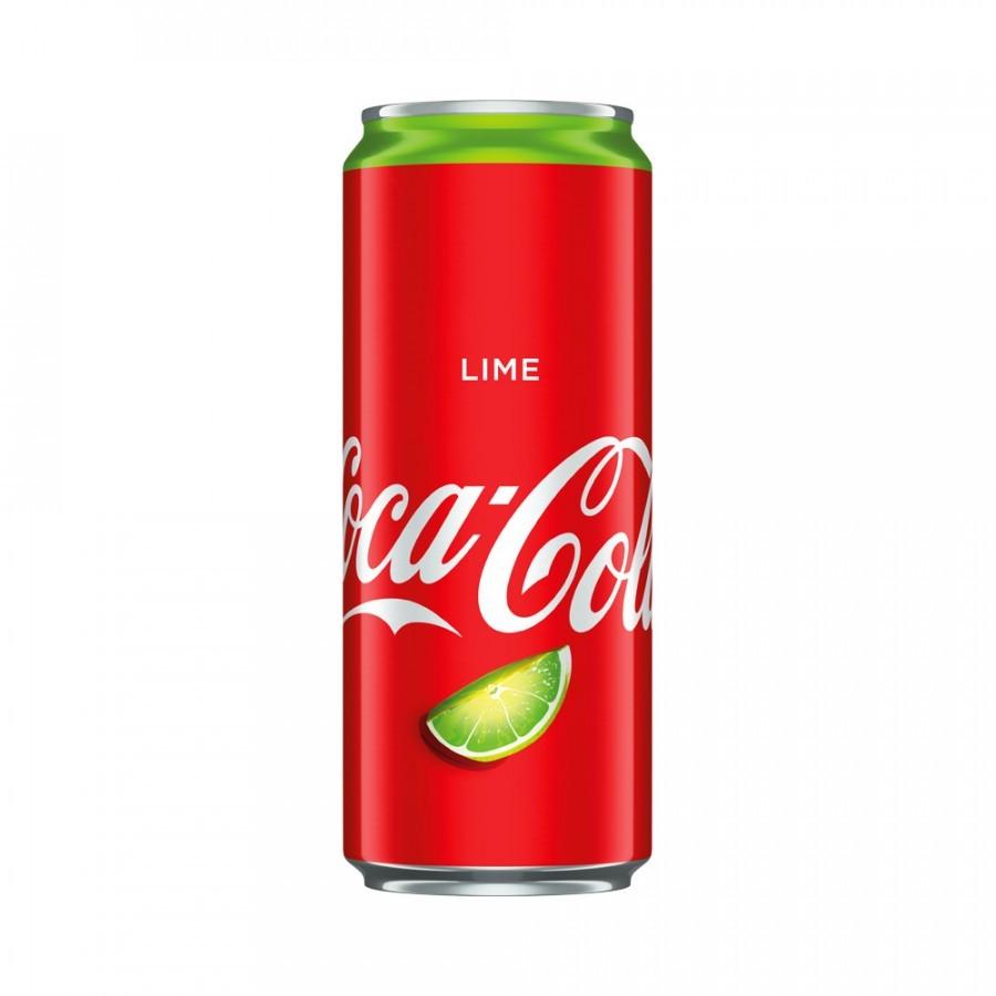 Напиток газированный Coca-Cola lime Польша 330 мл, ж/б