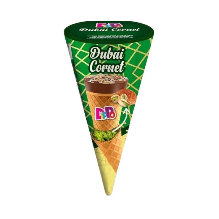 Десерт Dippo в рожке с кадаифом и фисташкой 20 гр., обертка