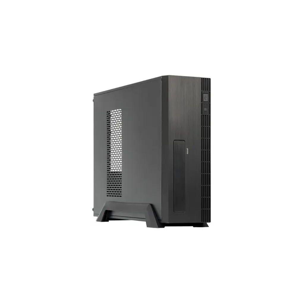 Корпус mATX CHIEFTEC UE-02B-OP, Slim-Tower, без БП, черный