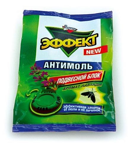 Средство от моли Золушка антимоль эффект лаванда подвесной блок, флоу-пак