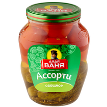 Ассорти Дядя Ваня овощное, 1.8 кг., стекло