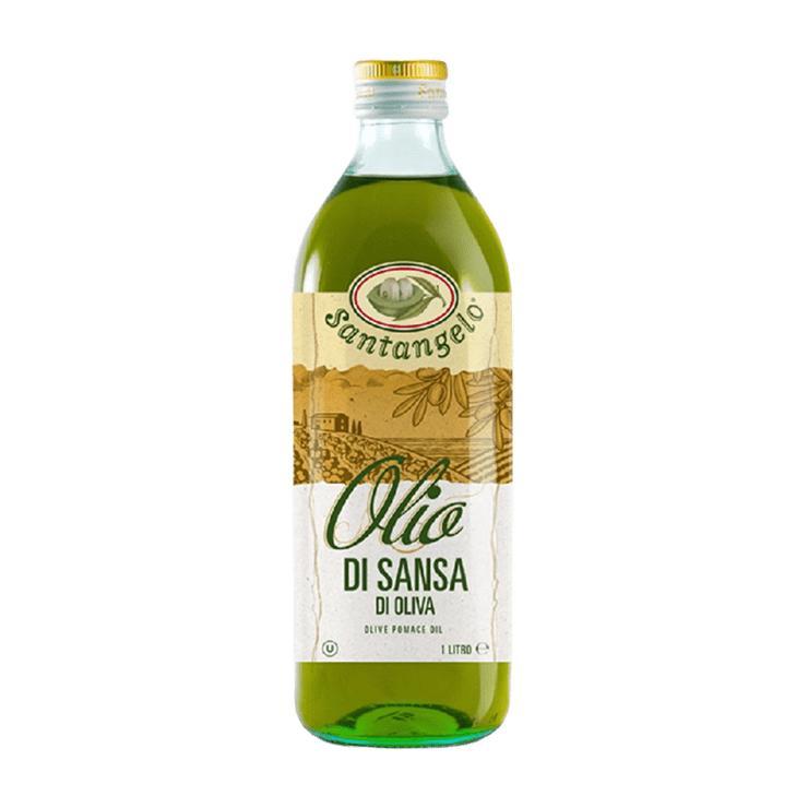 Масло оливковое Santangelo Olio di Sansa Olive Pomace Oil рафинированное 1 л., стекло