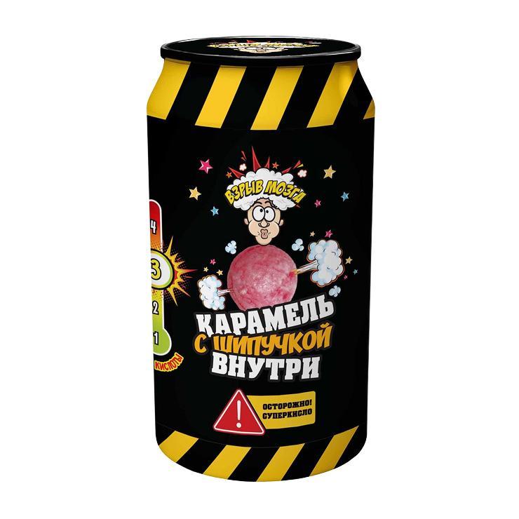 Карамель Конфитой взрыв мозга шипучая кислая 42 гр., пластиковая упаковка