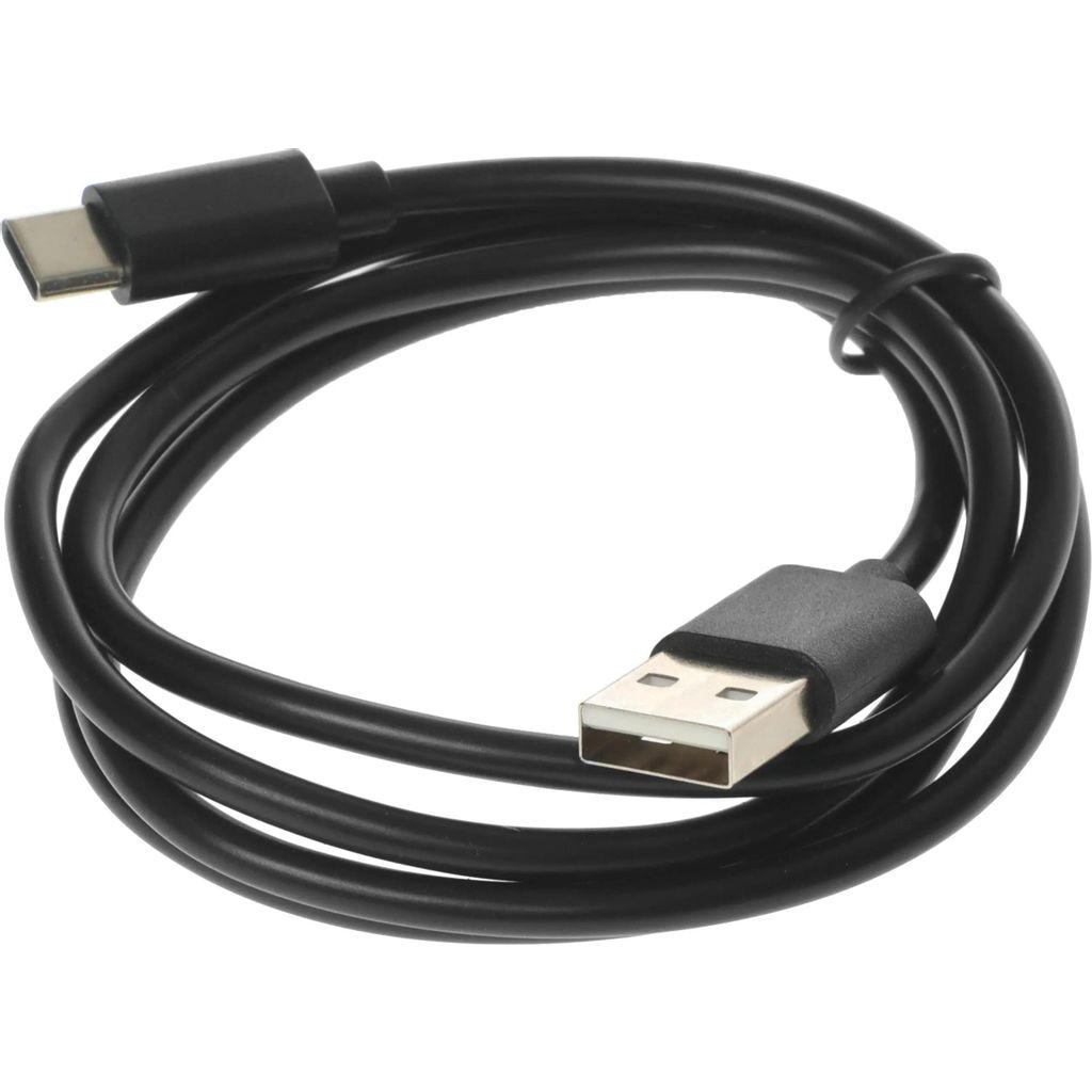 Кабель Buro USB Type-C (m) - USB (m), 1м, 3A, черный [bu-usb-ac-1m-3a]