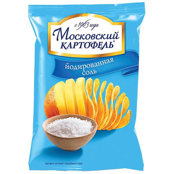 Чипсы Московский картофель соль 60 гр., флоу-пак