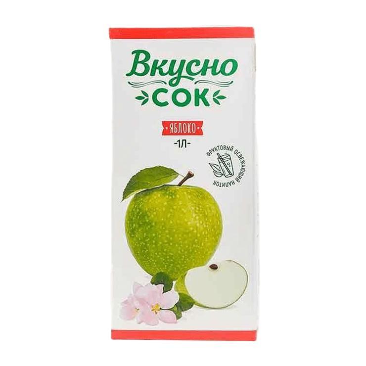 Напиток сокосодержащий Вкусно Сок яблоко 950 мл., тетра-пак