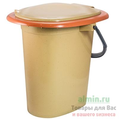Ведро-туалет Полимербыт цвет в ассортименте 16 л.