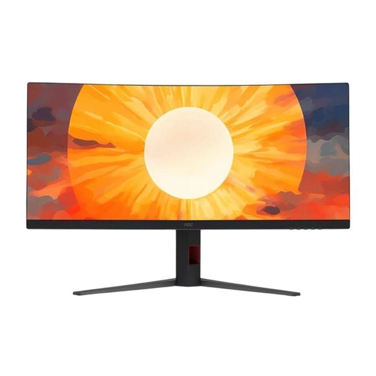 Монитор AOC Gaming CU34G4, 3440x1440, VA, 180Гц, 2хHDMI, 1хDP изогнутый черный 8,08 кг., картон