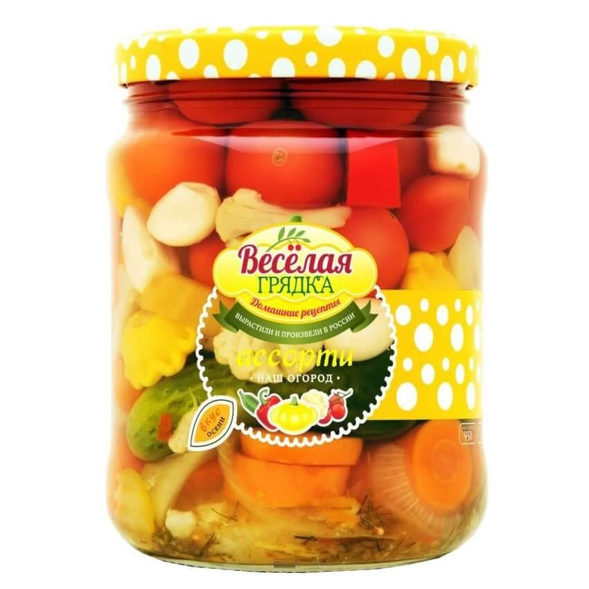 Ассорти Веселая грядка Овощное Наш огород