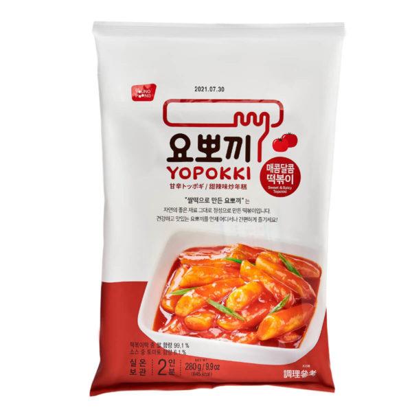 Рисовые клецки Yoppoki Sweet & Spicy 280 гр., флоу-пак