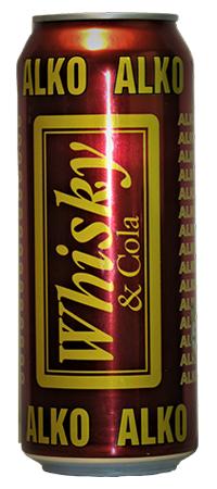 Напиток пивной ALKO Whisky&Cola 6.9% 500 мл., ж/б