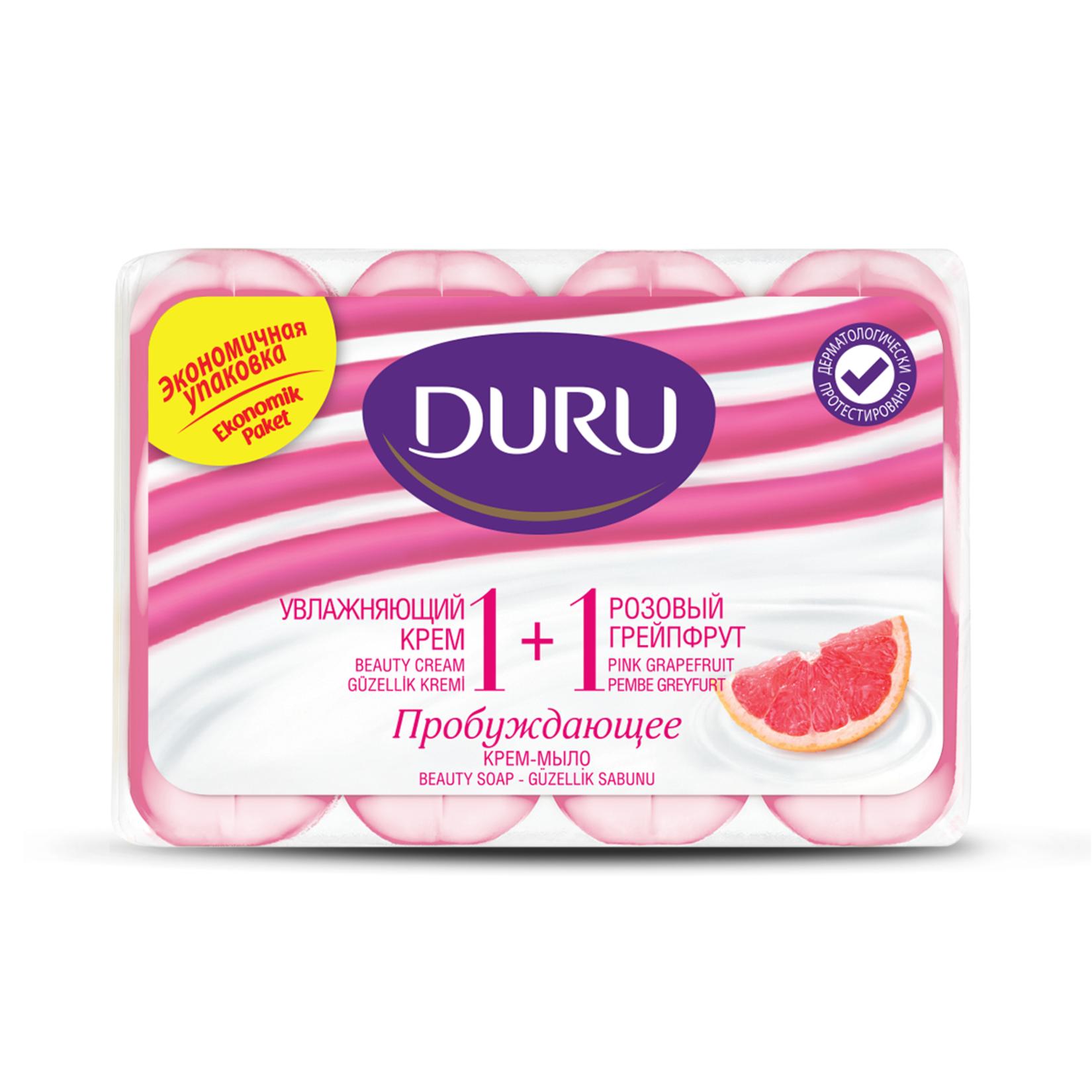 Мыло Duru грейпфрут 4 штуки 90 гр., обертка
