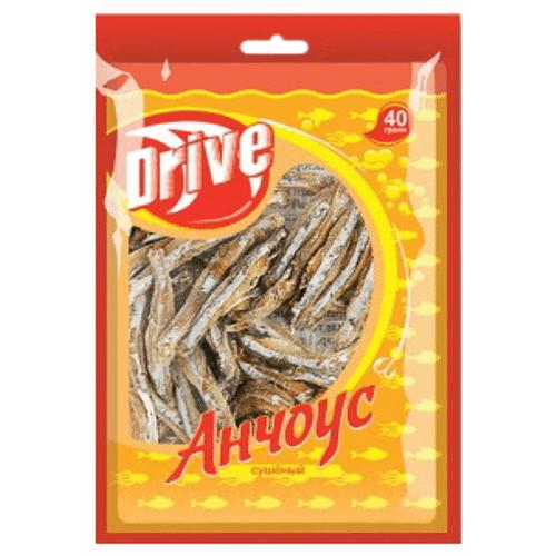 Анчоус Drive солено-сушеная 40 гр., флоу-пак
