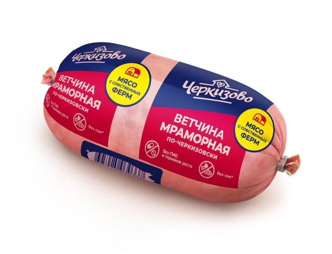 Ветчина Черкизово мраморная 400 гр., оболочка
