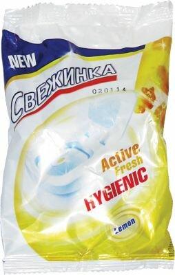 Освежитель для унитаза Свежинка Lemon запасной блок 30 гр., флоу-пак