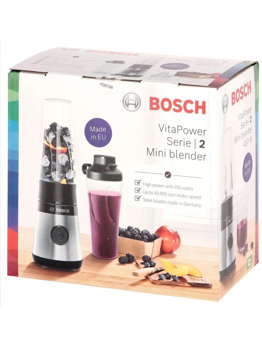 Блендер Bosch VitaPower Serie 2 MMB2111S, стационарный, хром