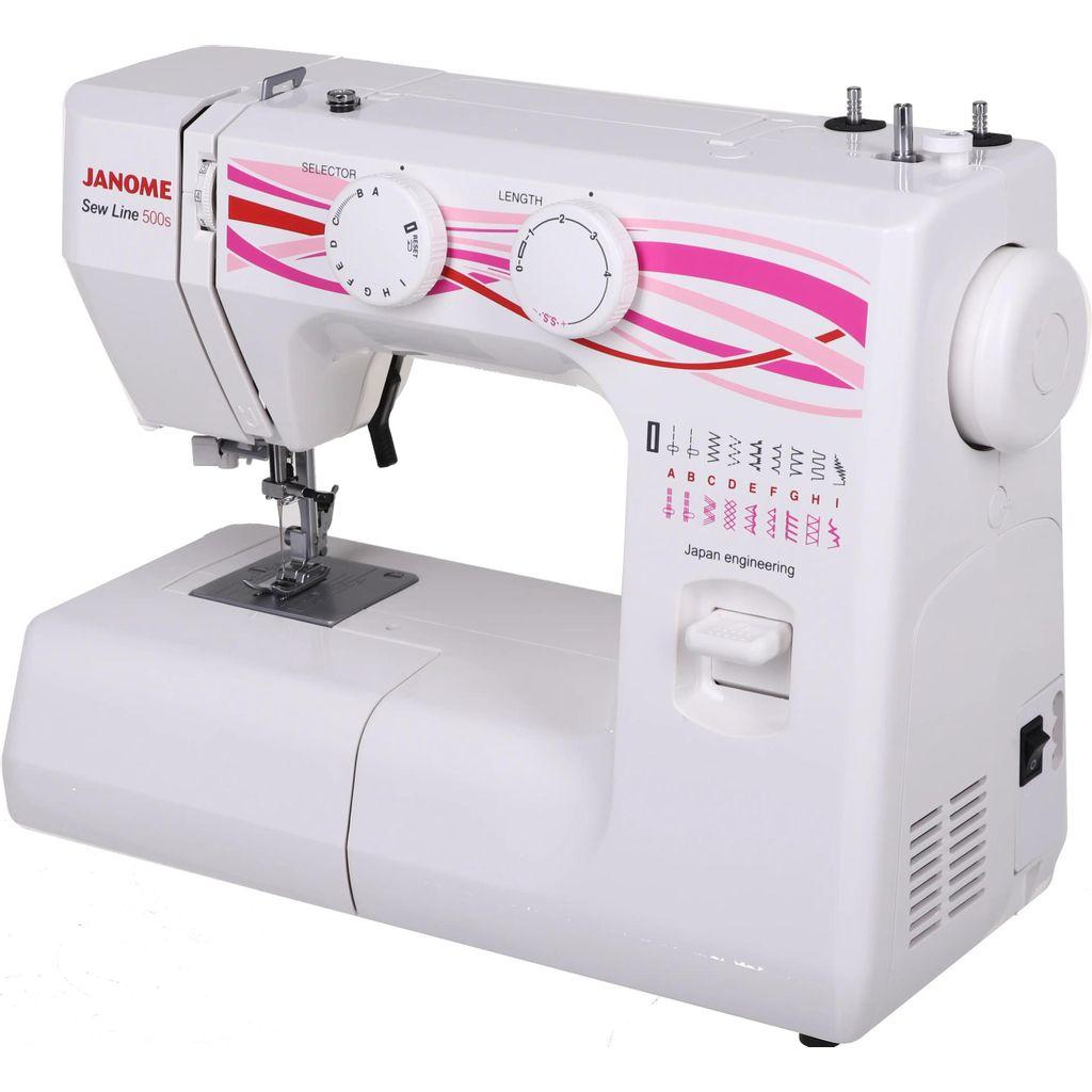 Швейная машина Janome Sew Line 500s, белый