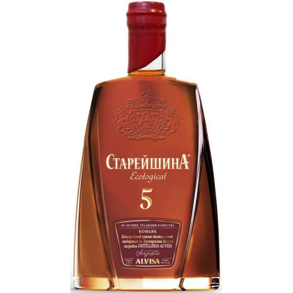 Коньяк пятилетний Старейшина 40-42 %, 50 мл., стекло