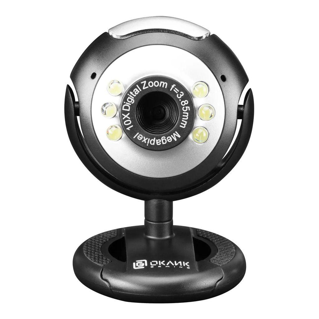Web-камера Oklick OK-C8825, черный/белый