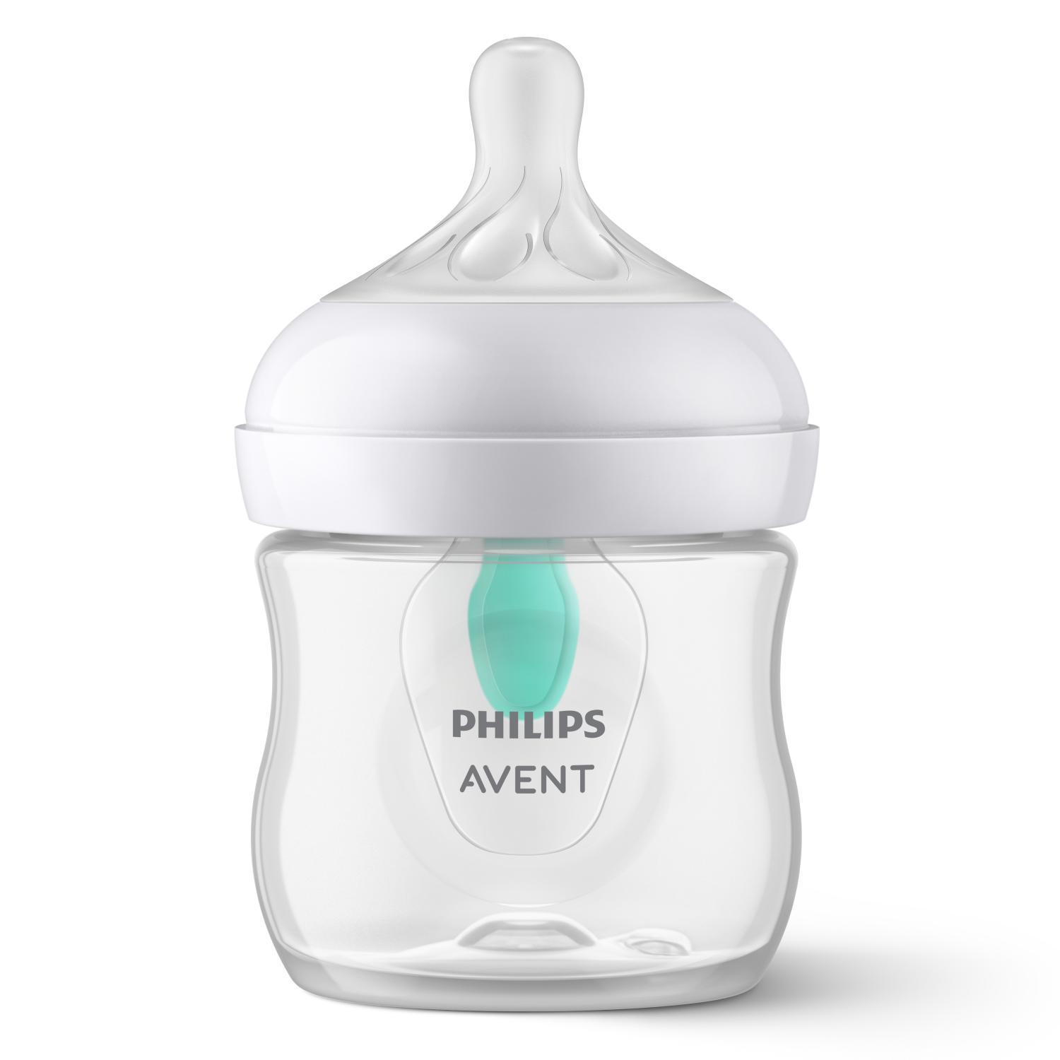 Бутылочка для кормления Philips Avent Natural Response SCY670/01 с клапаном AirFree™, 125 мл, 1 шт, 0 мес+, картон
