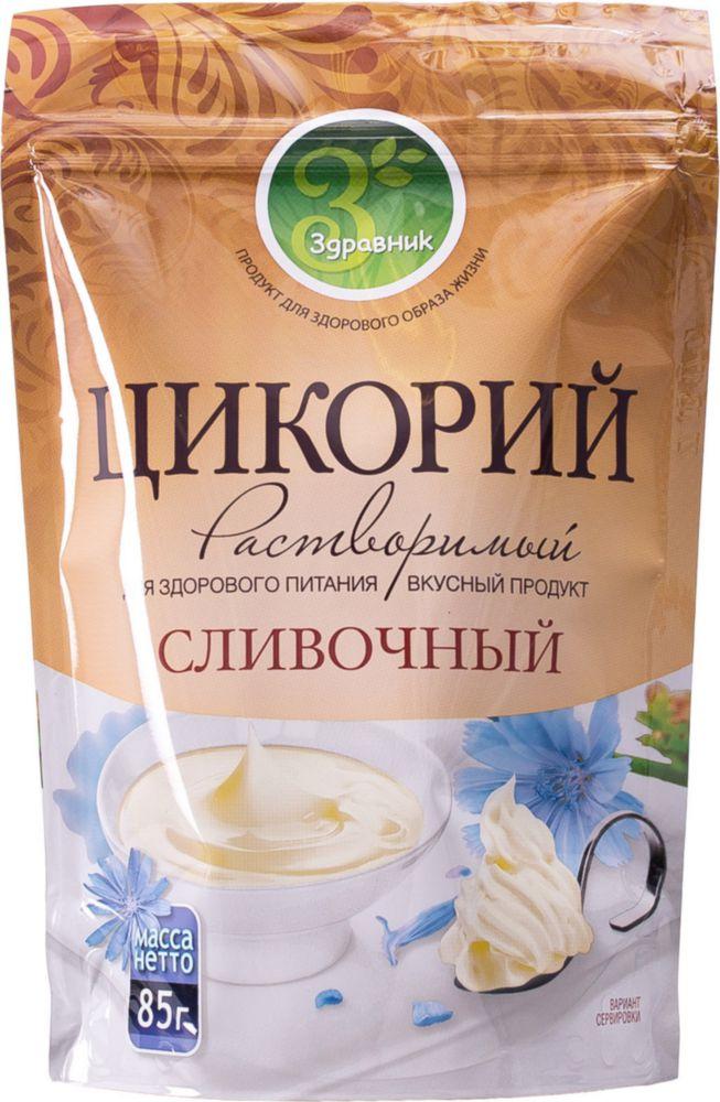 Цикорий Здравник сливочный растворимый 85 гр., дой-пак