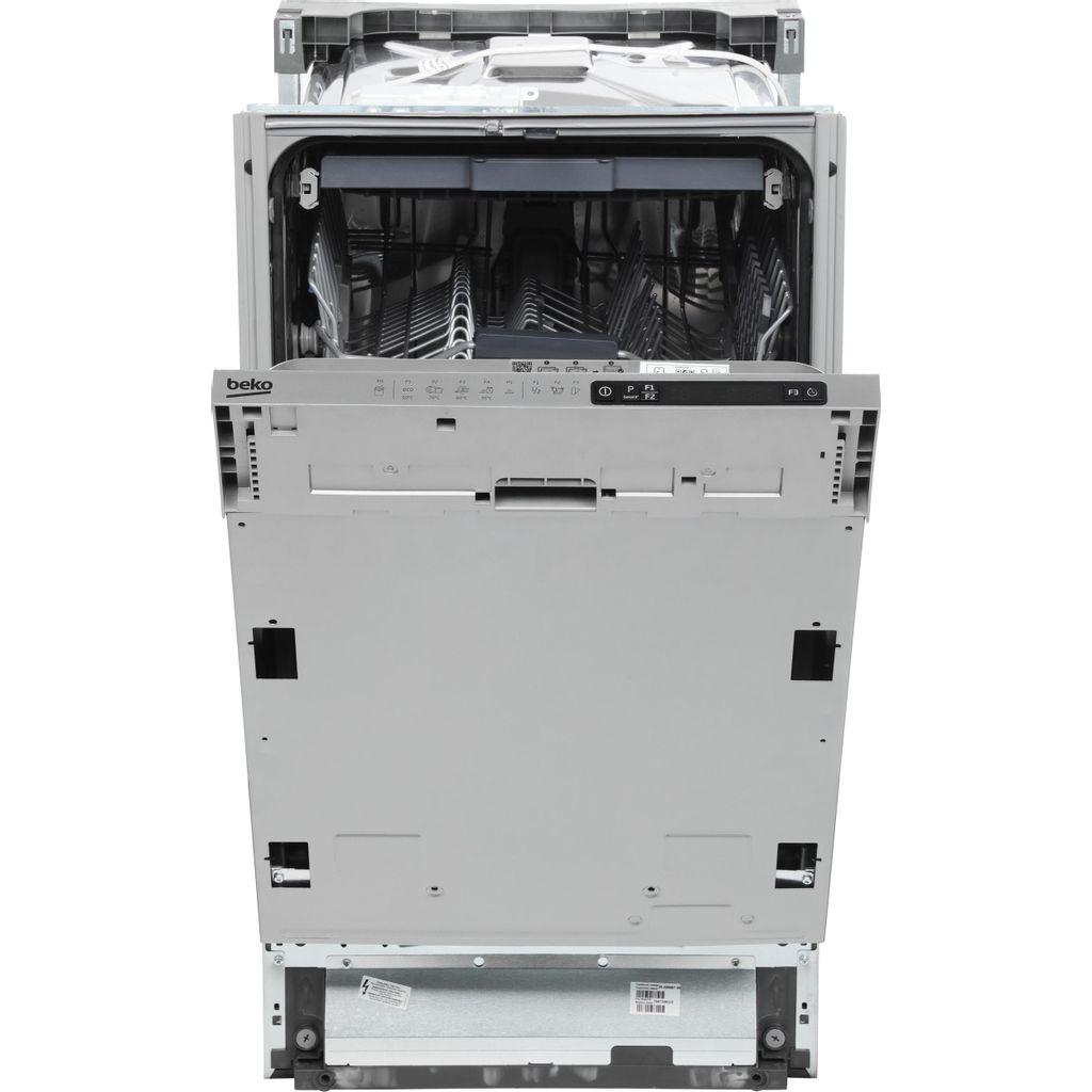 Встраиваемая посудомоечная машина Beko BDIS1W862, узкая, ширина 44.8см, полновстраиваемая, загрузка 12 комплектов, нержавеющая сталь