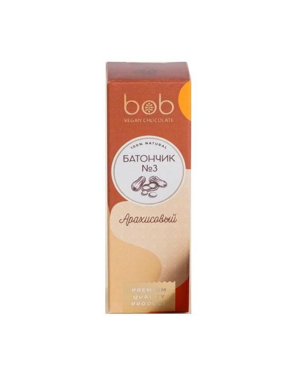 Батончик Bob №3 глазированный Арахисовый 45 гр., картон