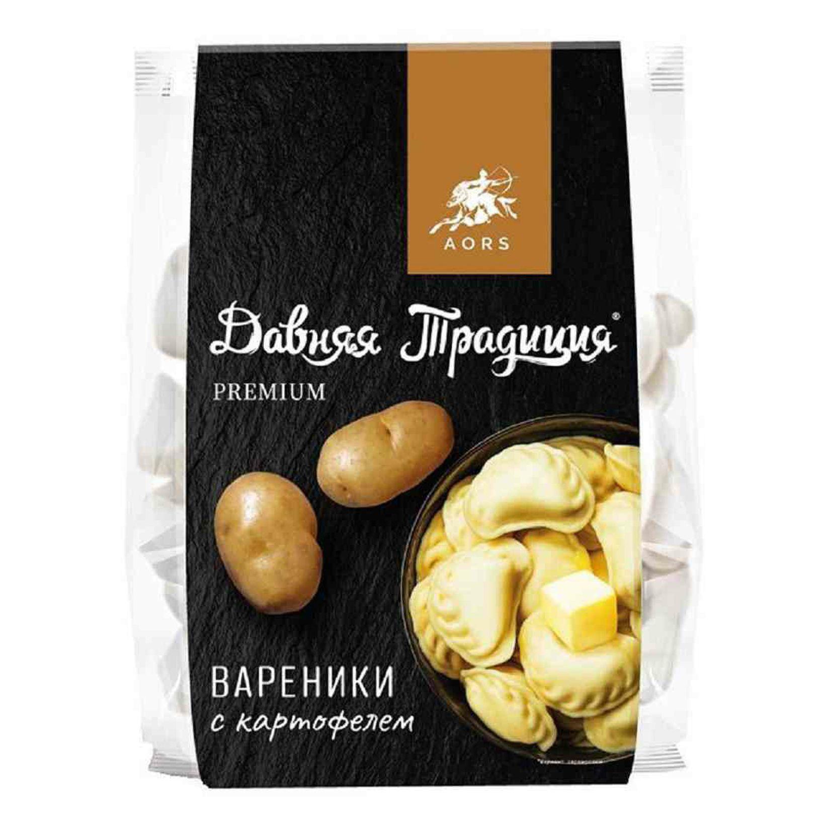 Вареники Давняя Традиция Premium с картофелем 800 гр., флоу-пак