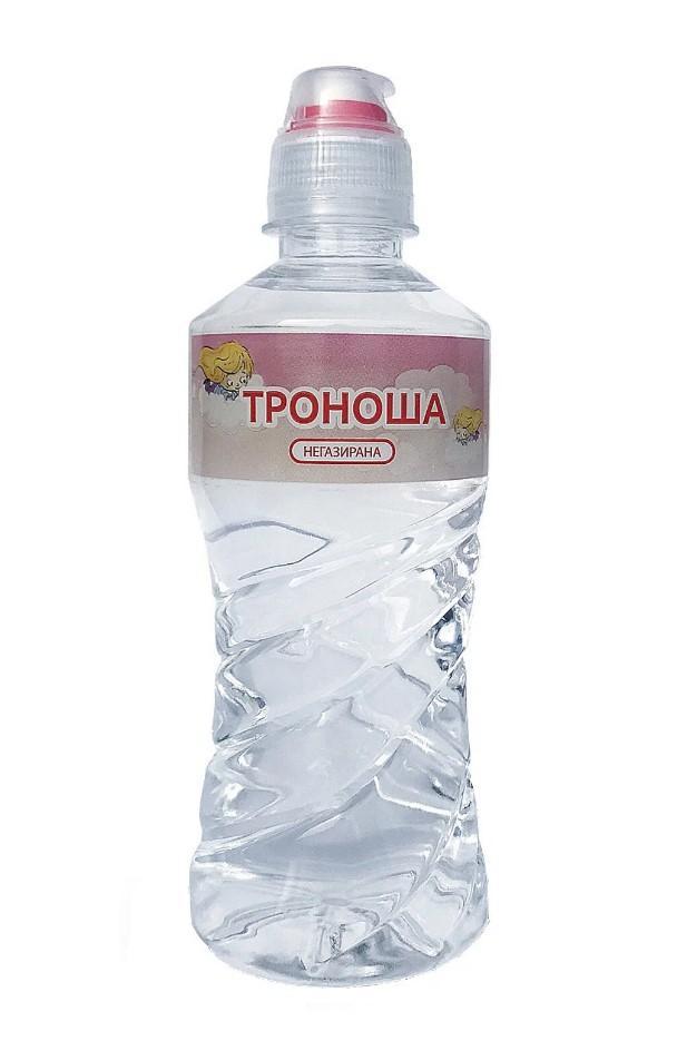 Вода ТРОНОША негазированная детская 330 мл., ПЭТ