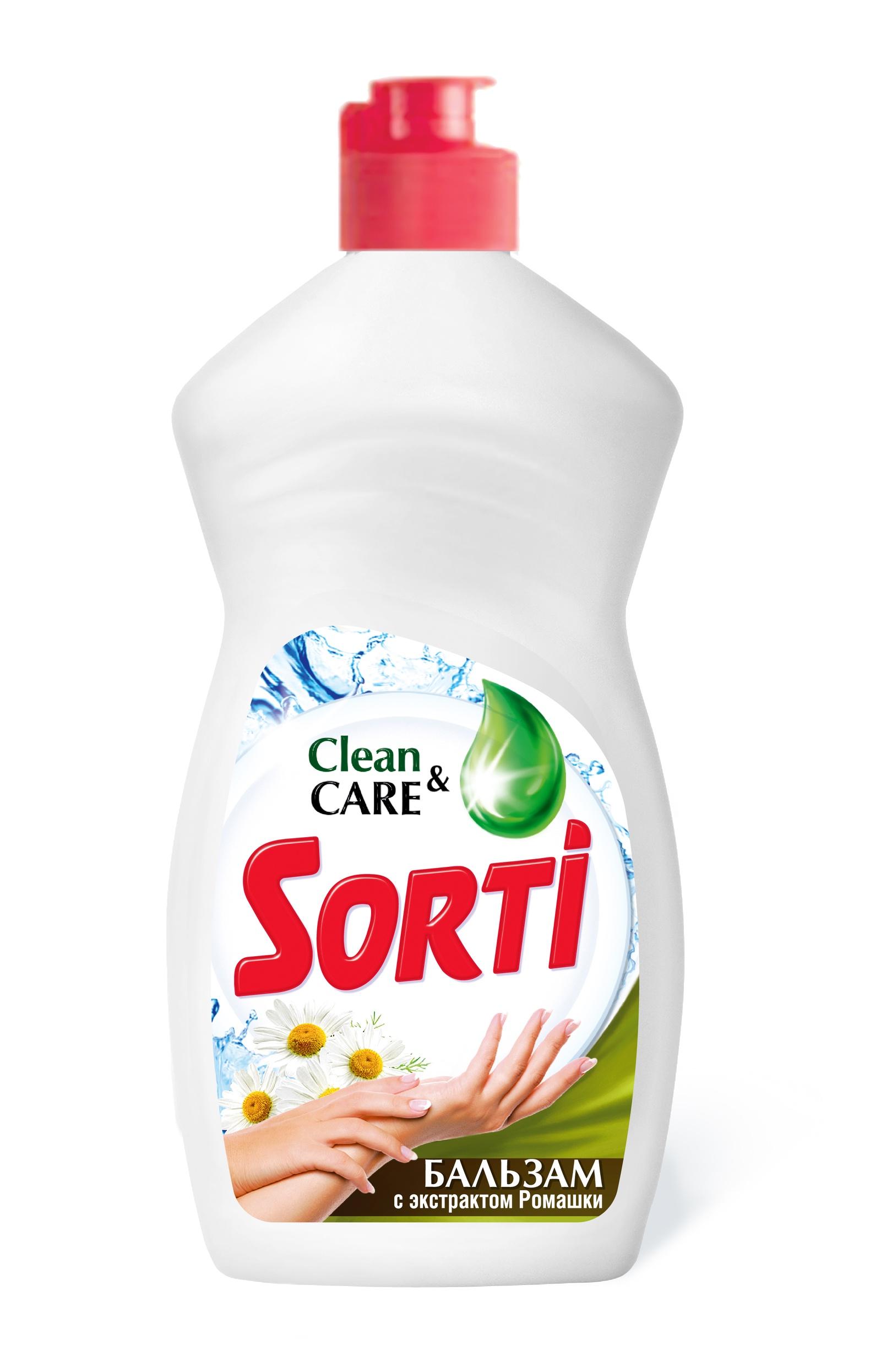 Бальзам для мытья посуды Sorti С экстрактом ромашки 450 гр., ПЭТ