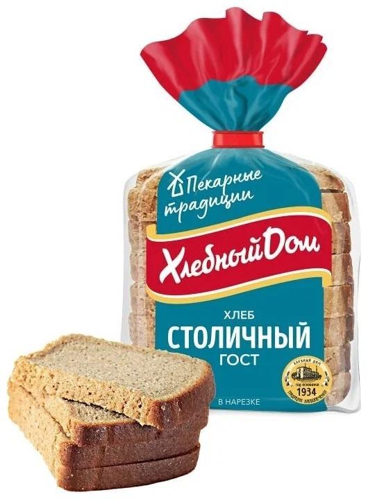 Хлеб Хлебный Дом Столичный нарезка 700 гр., пакет