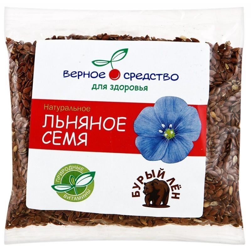 Льняное семя Верное Средство бурый лен