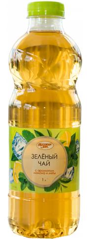 Чай холодный Переславские Зори со вкусом лимона и мяты 1 л., ПЭТ