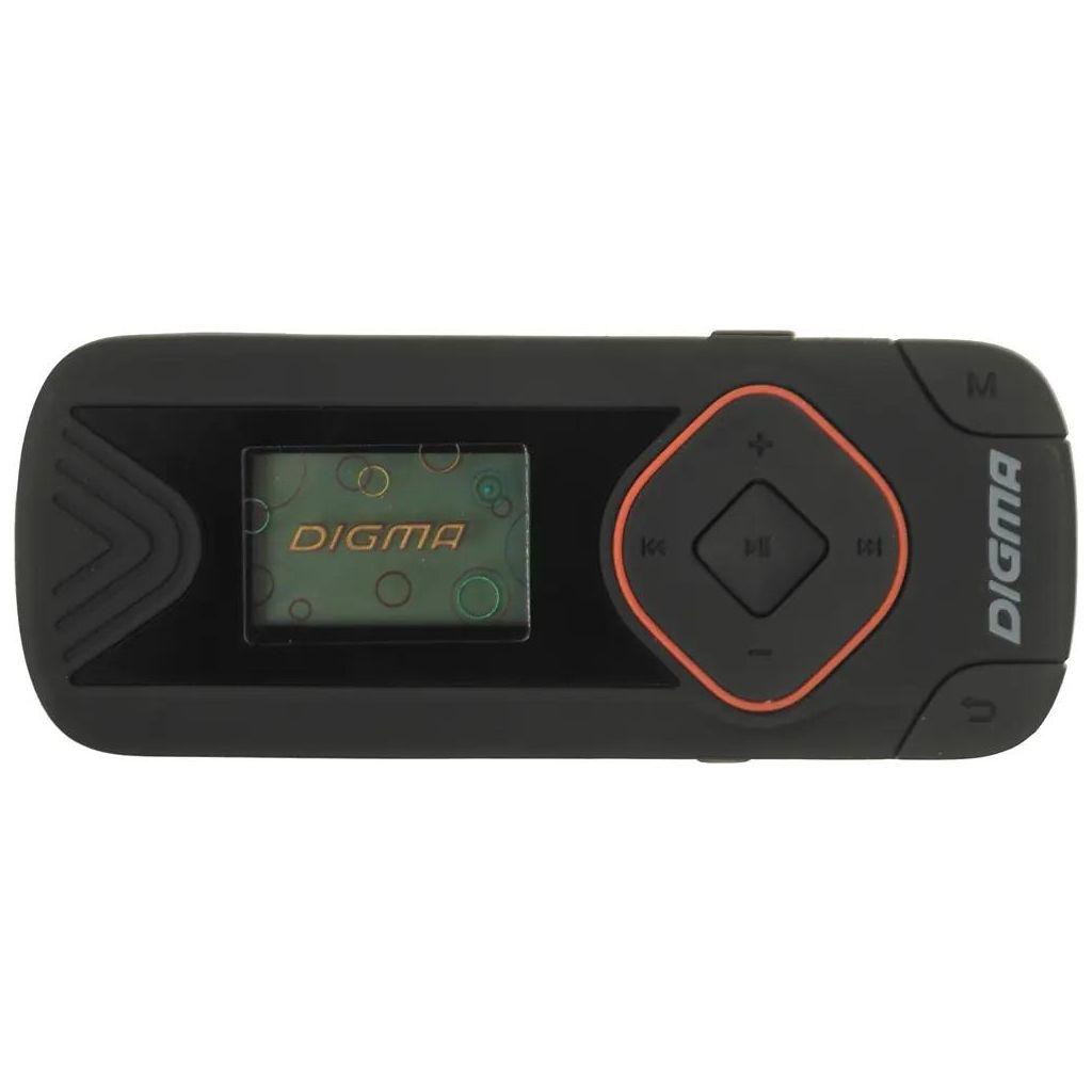 MP3 плеер Digma R3 flash, 8ГБ, черный