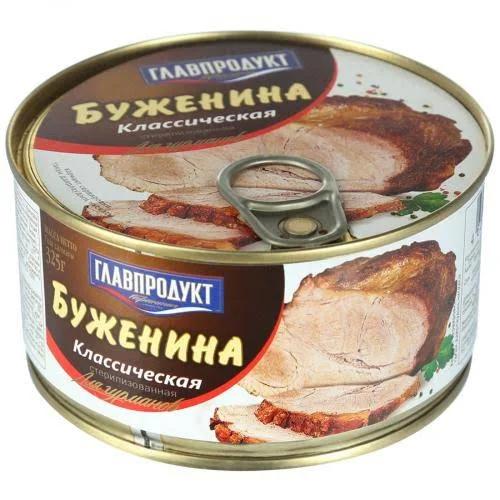 Буженина Главпродукт Классическая 325 гр., ж/б