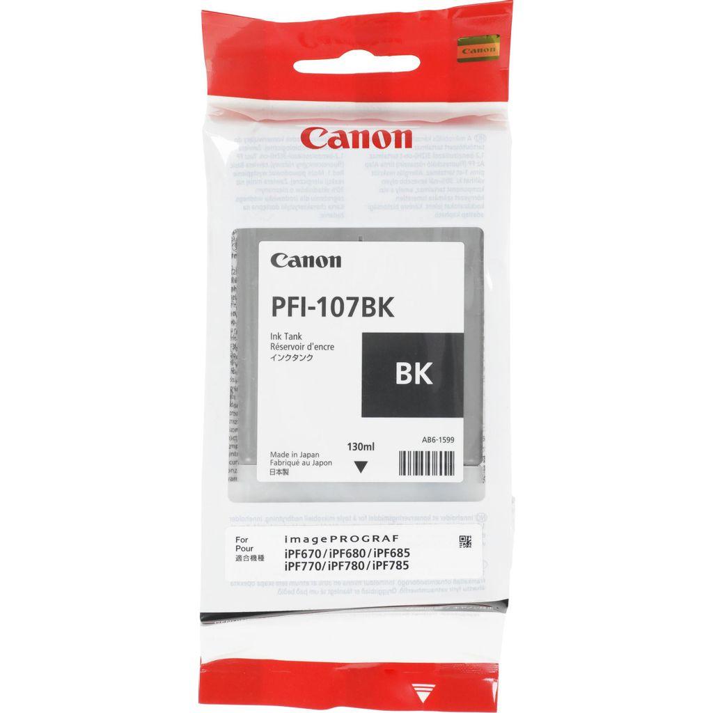 Картридж Canon PFI-107BK, черный / 6705B001