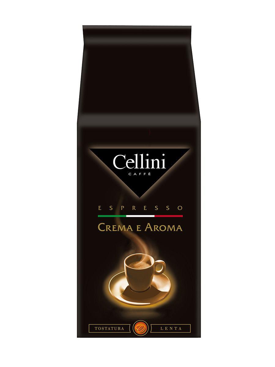 Кофе в зернах Cellini Crema E Aroma 1 кг., дой-пак