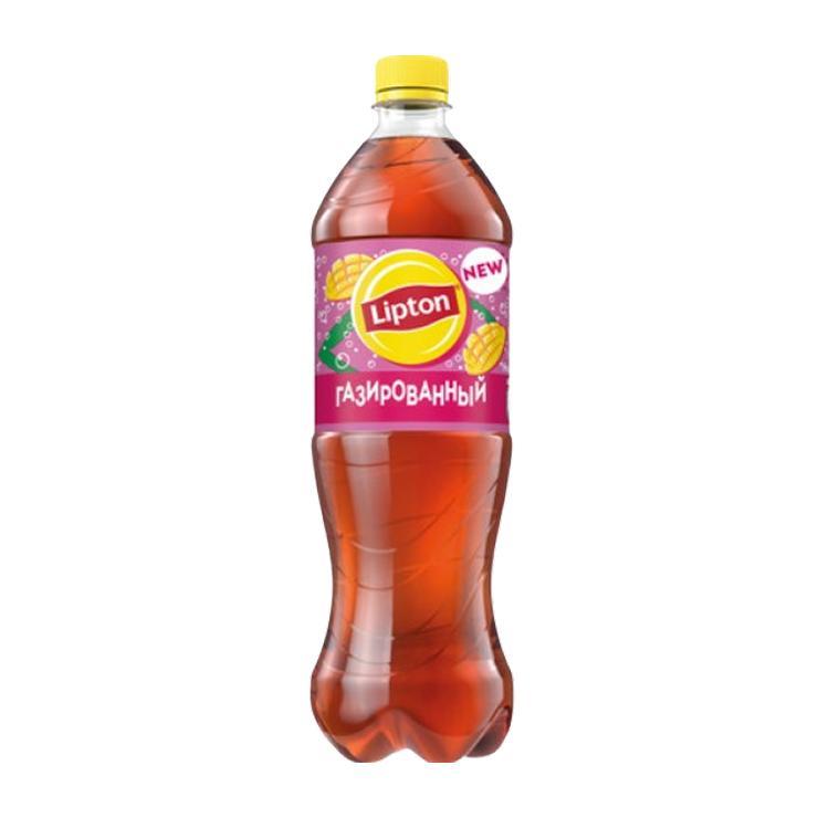 Чай холодный Lipton манго личи газированный 1 л., ПЭТ