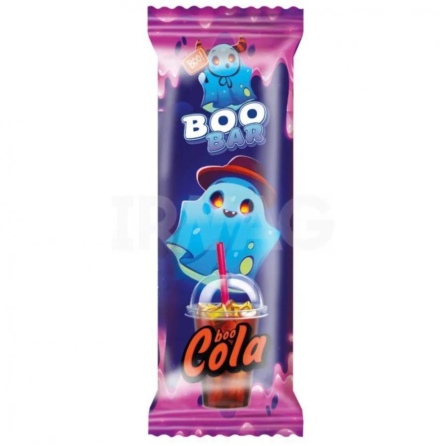Батончик BooBar злаковый криспи со вкусом колы, 20 гр., флоу-пак